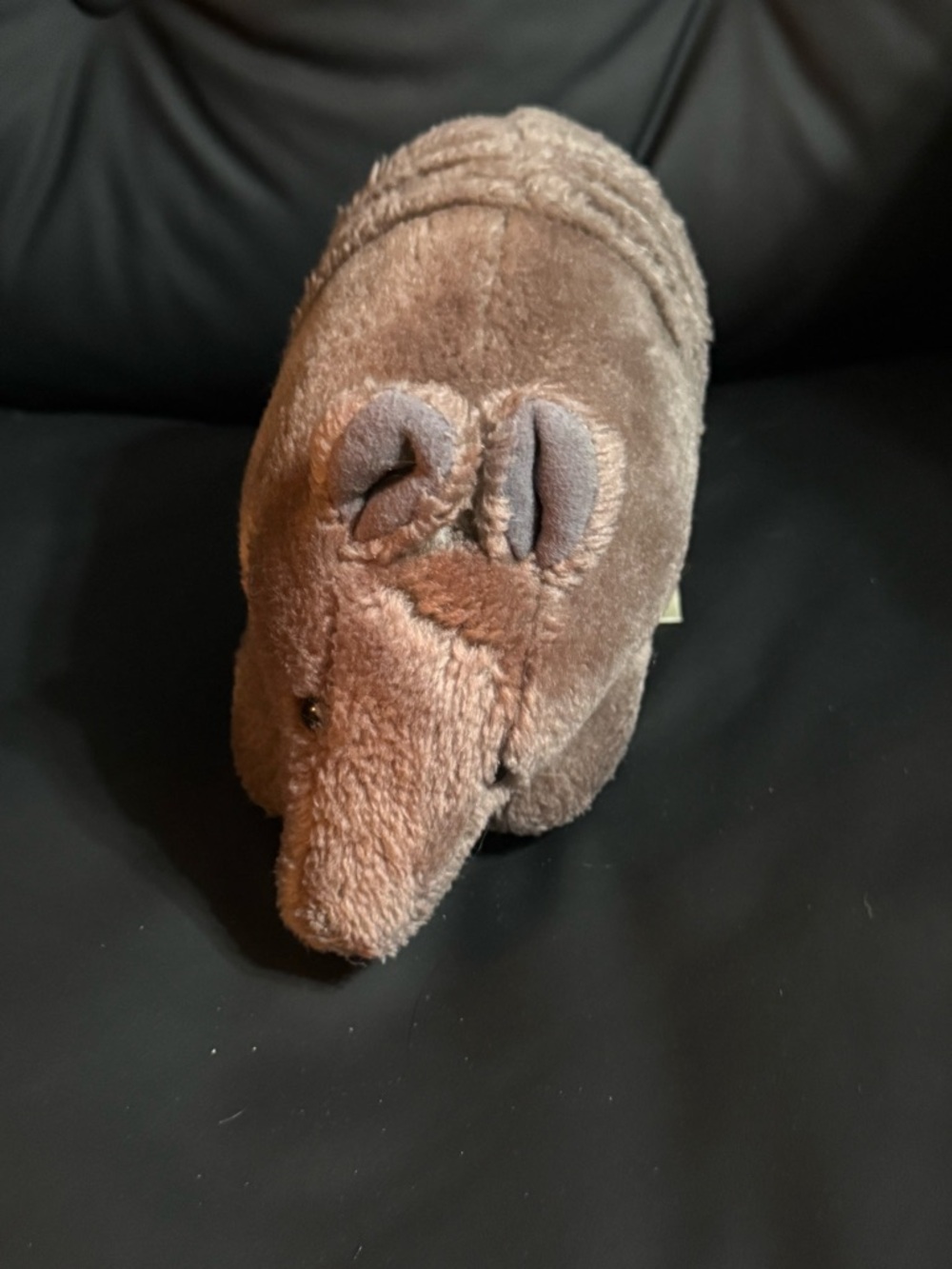 russ berrie alamo armadillo plush vintage gray stuffed animal